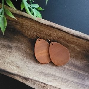 Wooden earrings